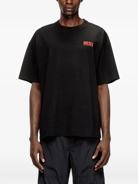 26SS 디젤 반팔 티셔츠 A200360EPCA9XX BLACK - DIESEL