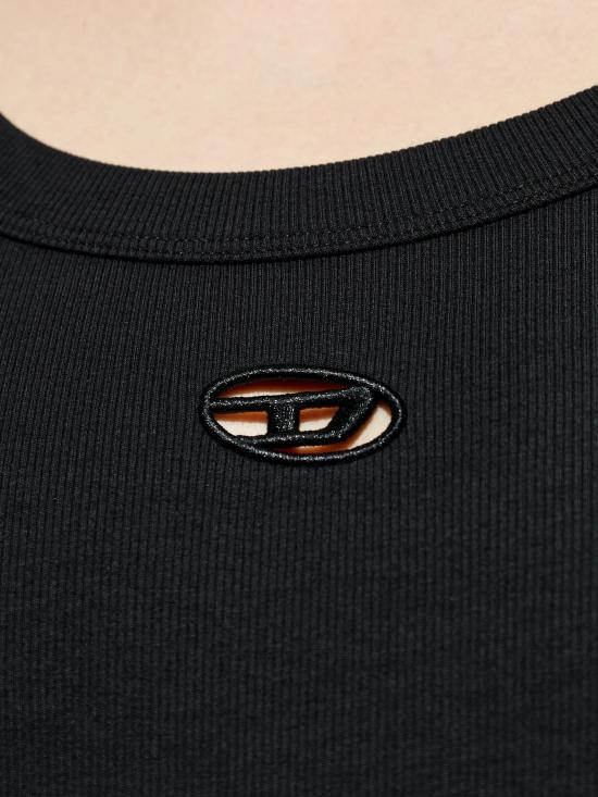 26SS 디젤 반팔 티셔츠 A200430EJAI9XX BLACK - DIESEL