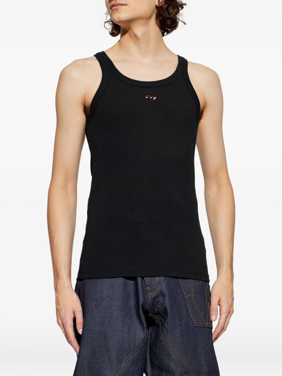 26SS 디젤 반팔 티셔츠 A200430EJAI9XX BLACK - DIESEL