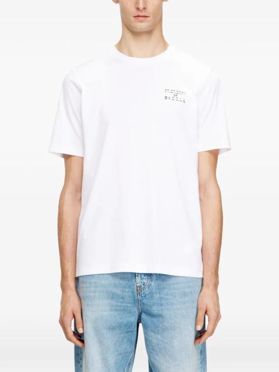 26SS 디젤 반팔 티셔츠 A209620QIAM100 WHITE