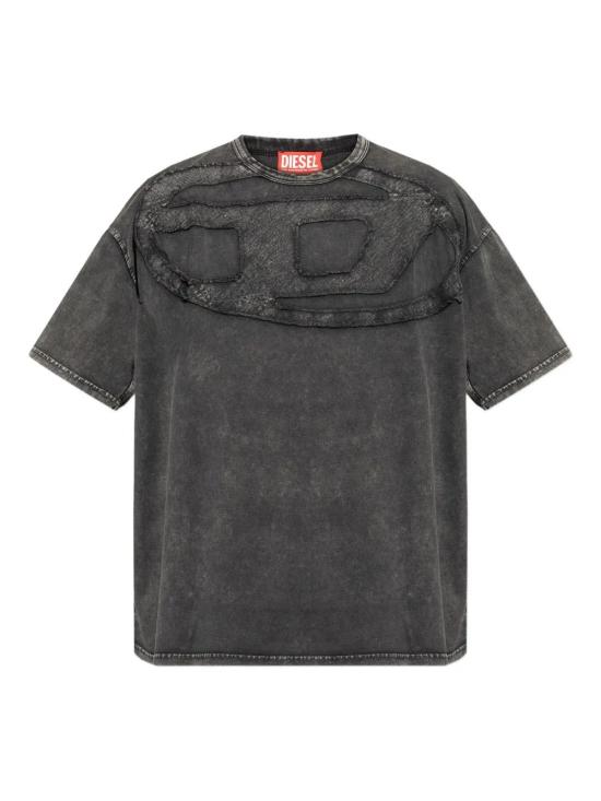 26SS 디젤 반팔 티셔츠 A195450HGBX9XXA GRAY