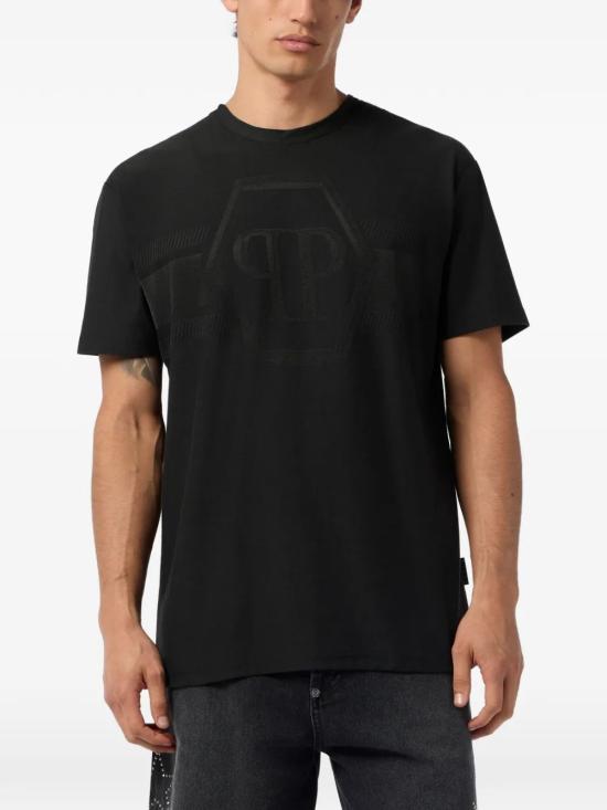 26SS 필립 플레인 반팔 티셔츠 SAFCMTK8885PJY002N02 BLACK - PHILIPP PLEIN