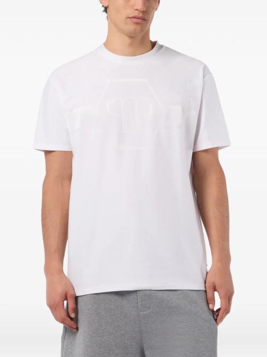 26SS 필립 플레인 반팔 티셔츠 SAFCMTK8885PJY002N01 WHITE - PHILIPP PLEIN