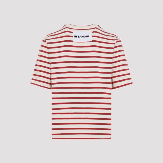 26SS 질샌더 폴로 티셔츠 J47GC0109 J46497 649 SALTY RED - JIL SANDER