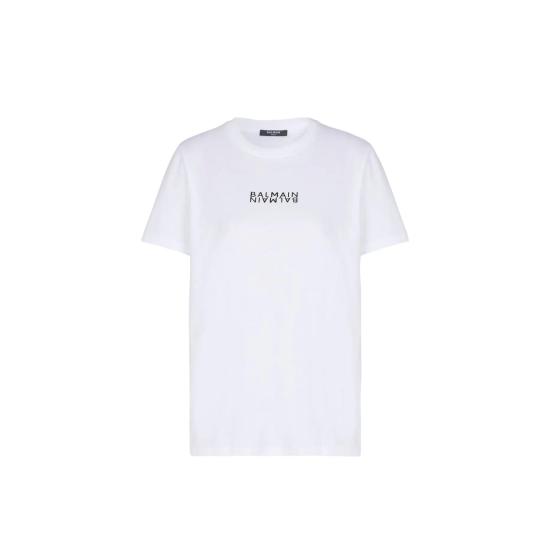  발망 반팔 티셔츠 GF6EF000BB04 GAB White WHITE