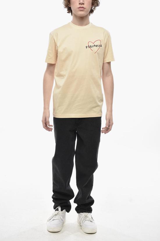  디스퀘어드2 반팔 티셔츠 S74GD1162 S23009 105 Yellow - DSQUARED2