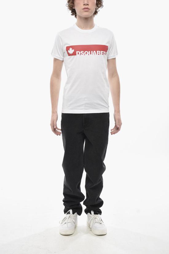  디스퀘어드2 반팔 티셔츠 S74GD0705 S23758 100 White - DSQUARED2