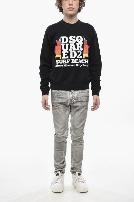  디스퀘어드2 긴팔 티셔츠 S74GU0687 S25516 900 Black - DSQUARED2