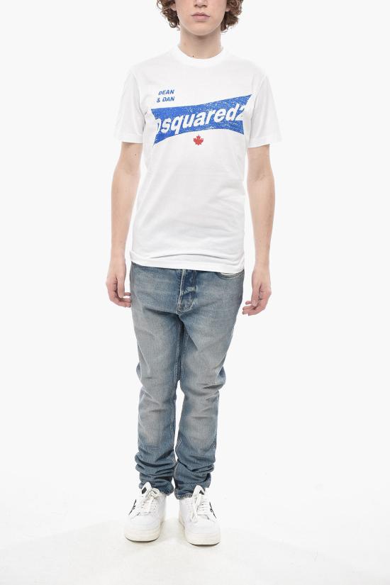  디스퀘어드2 반팔 티셔츠 S71GD1300 S23009 100 White - DSQUARED2