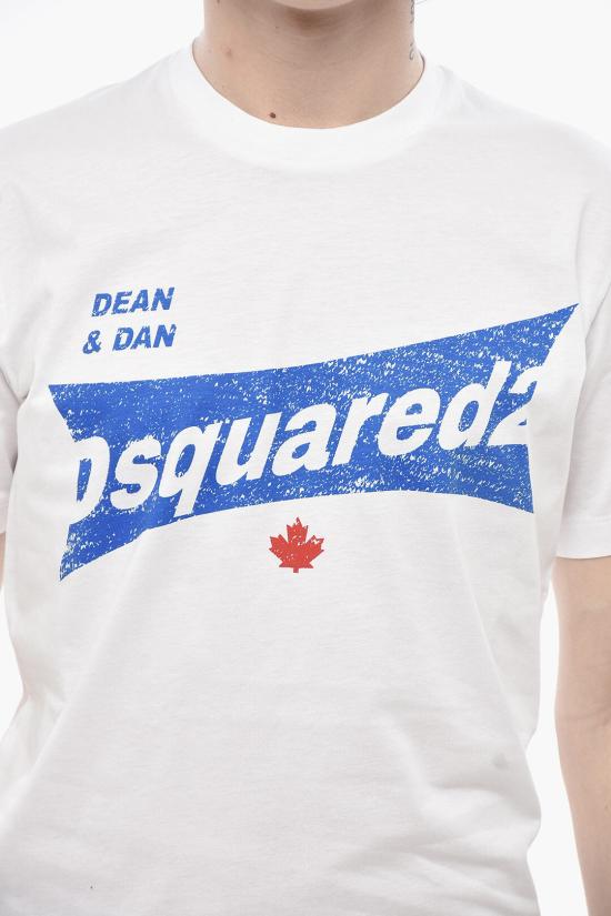  디스퀘어드2 반팔 티셔츠 S71GD1300 S23009 100 White - DSQUARED2