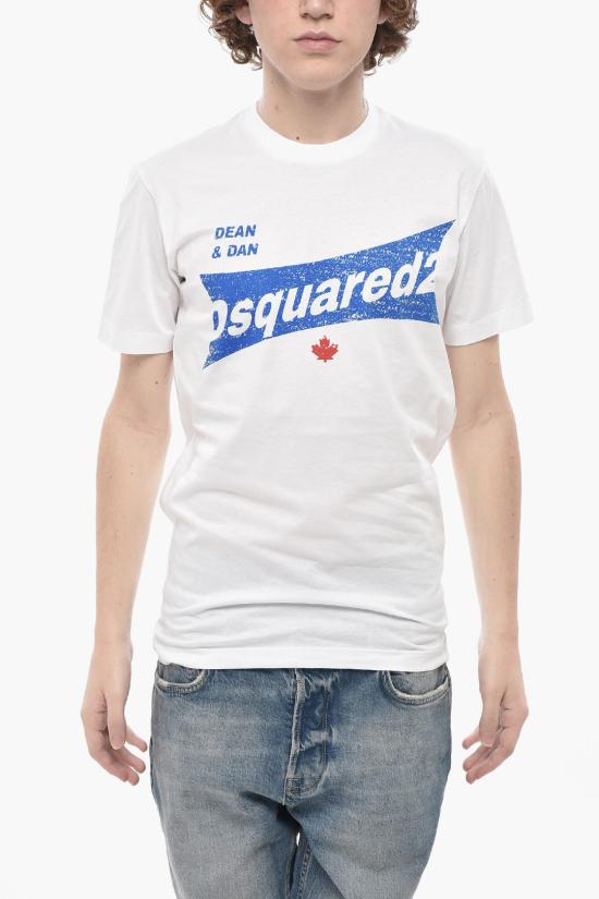  디스퀘어드2 반팔 티셔츠 S71GD1300 S23009 100 White