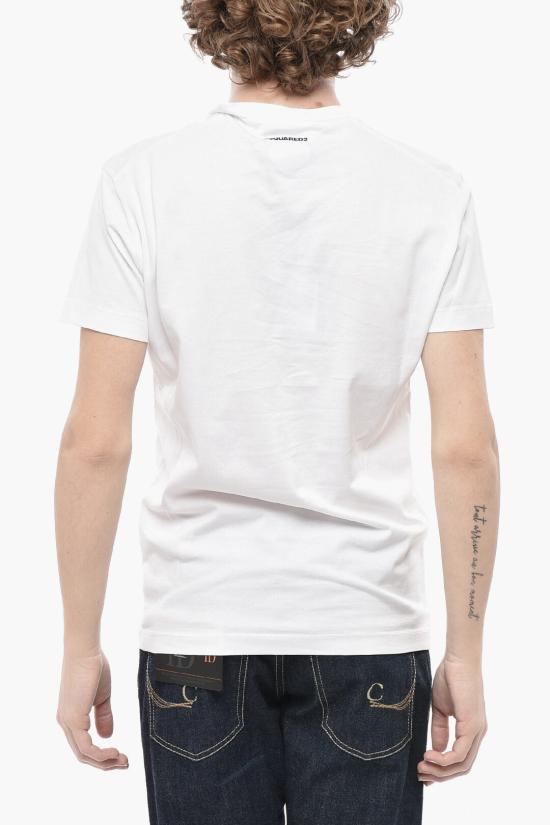  디스퀘어드2 반팔 티셔츠 S74GD0219 S22844 100 White - DSQUARED2