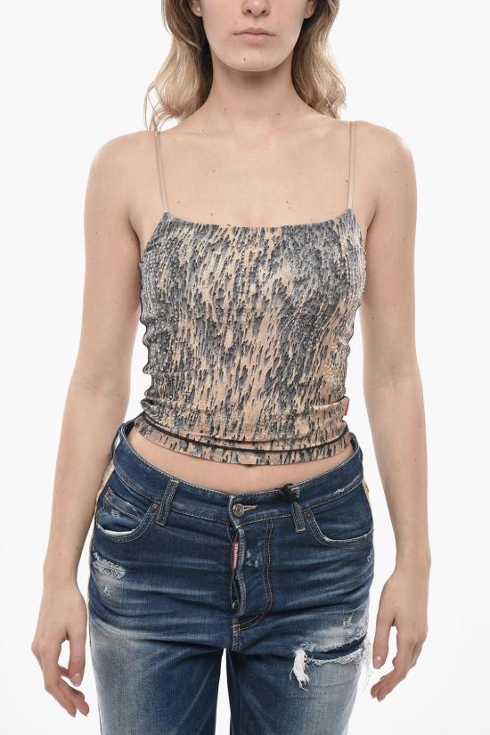  디젤 민소매 티셔츠 A14459 0KMAQ 9DMA Gray