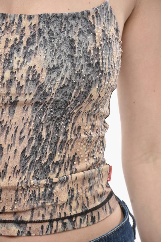  디젤 민소매 티셔츠 A14459 0KMAQ 9DMA Gray - DIESEL