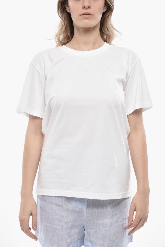  루도빅 드 생 세르넹 반팔 티셔츠 CO TP003 U JE WHITE EMBROIDERY LOGO