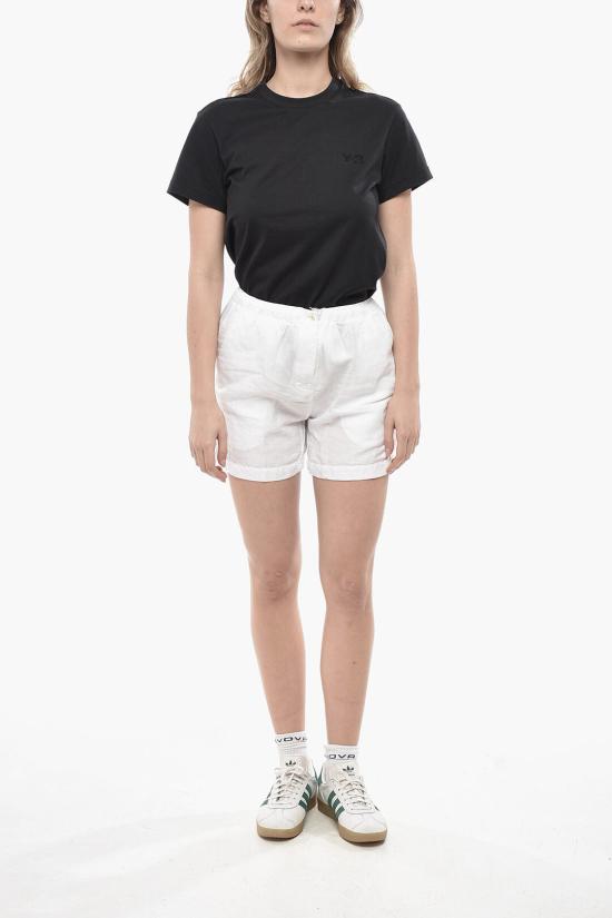  피나모레 데님 숏팬츠 P4007D MARINOD 168 White - FINAMORE