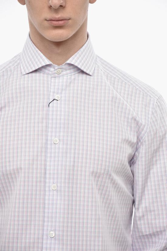  꼬르넬리아니 긴팔 셔츠 84P102 9111530 081 Pink - CORNELIANI