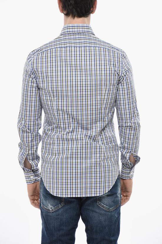  꼬르넬리아니 긴팔 셔츠 84P010 9811443 050 Blue - CORNELIANI