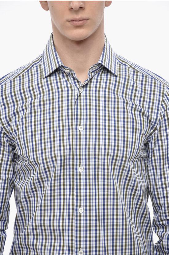  꼬르넬리아니 긴팔 셔츠 84P010 9811443 050 Blue - CORNELIANI