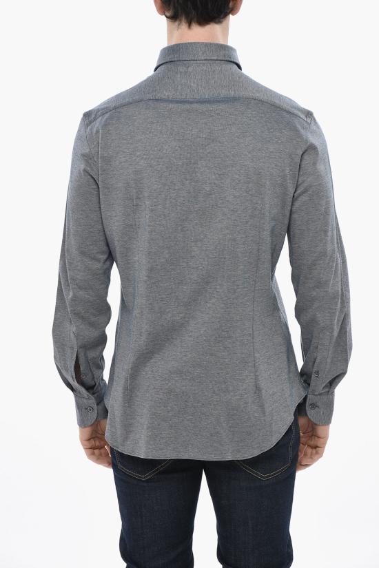  꼬르넬리아니 긴팔 셔츠 84P174 9811207 001 Blue - CORNELIANI