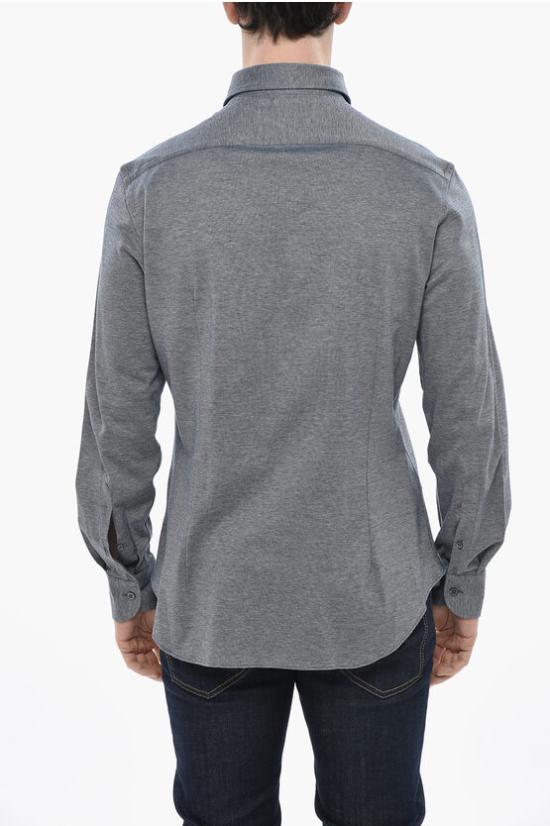  꼬르넬리아니 긴팔 셔츠 84P174 9811207 001 Blue - CORNELIANI