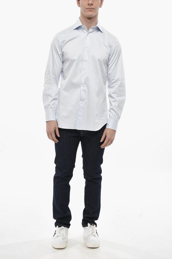  꼬르넬리아니 긴팔 셔츠 78EP3B 0084610 008 Light blue - CORNELIANI