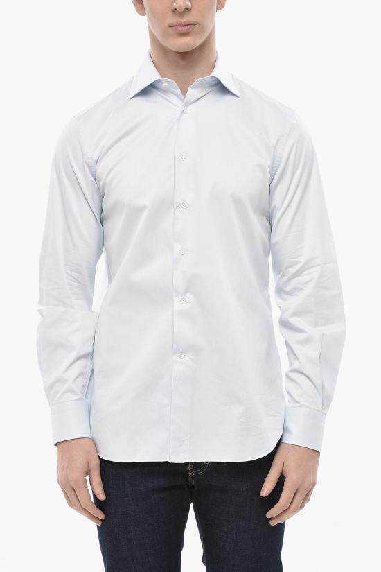  꼬르넬리아니 긴팔 셔츠 78EP3B 0084610 008 Light blue