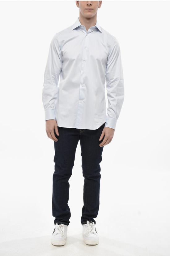  꼬르넬리아니 긴팔 셔츠 78EP3B 0084610 008 Light blue - CORNELIANI