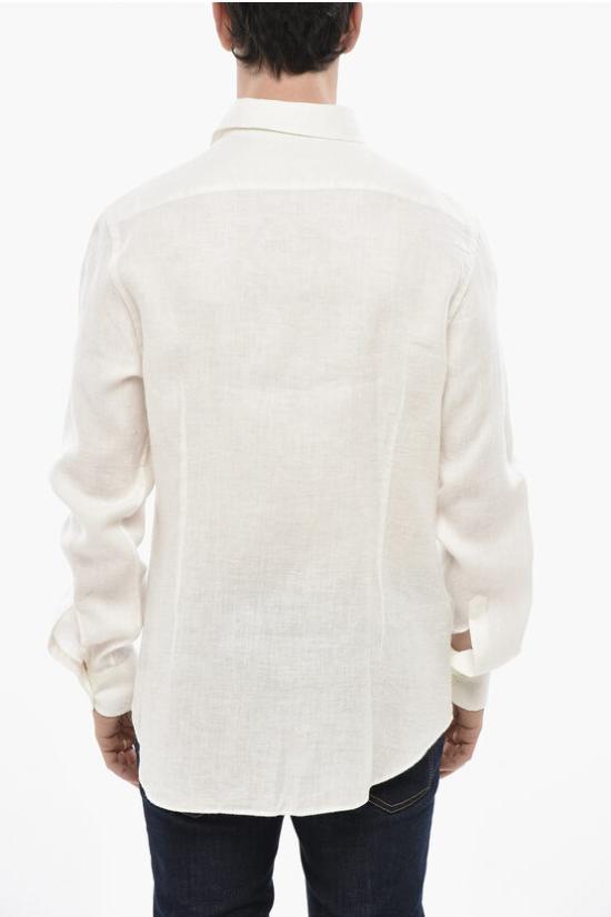  꼬르넬리아니 긴팔 셔츠 84P128 9811596 028 ID White - CORNELIANI