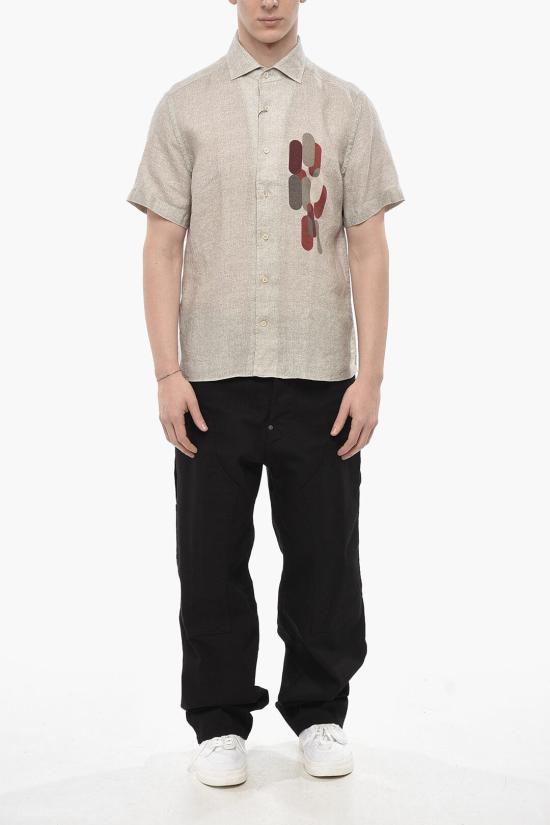  꼬르넬리아니 긴팔 셔츠 89I148 2111903 036 Beige - CORNELIANI