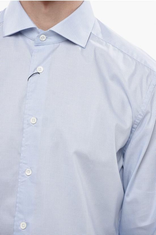  꼬르넬리아니 긴팔 셔츠 89P102 2111270 009 Blue - CORNELIANI