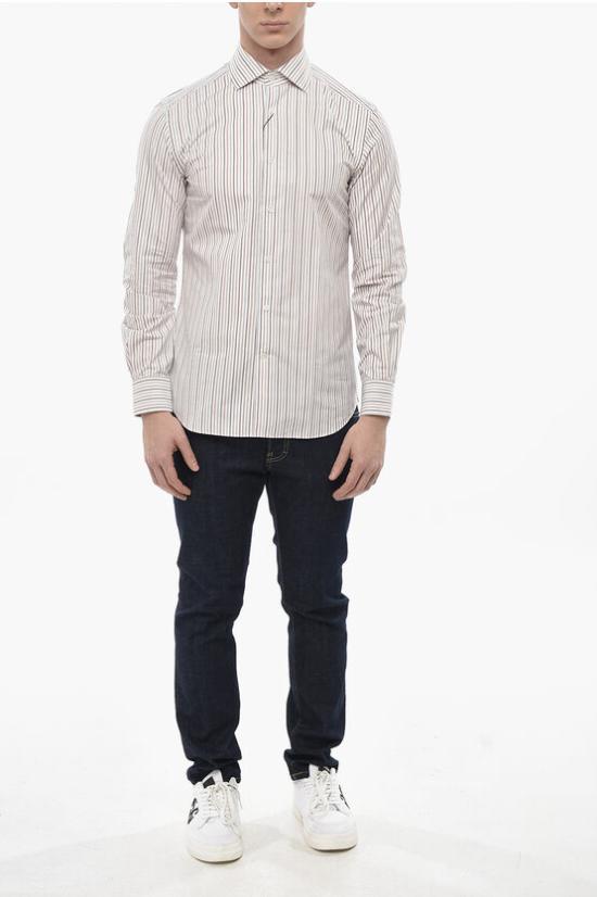  꼬르넬리아니 긴팔 셔츠 84P100 9811336 036 Multicolor - CORNELIANI