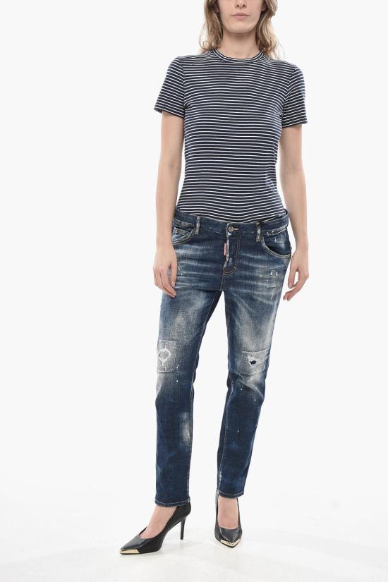  디스퀘어드2 데님 팬츠 S72LB0687 S30342 470 Blue - DSQUARED2