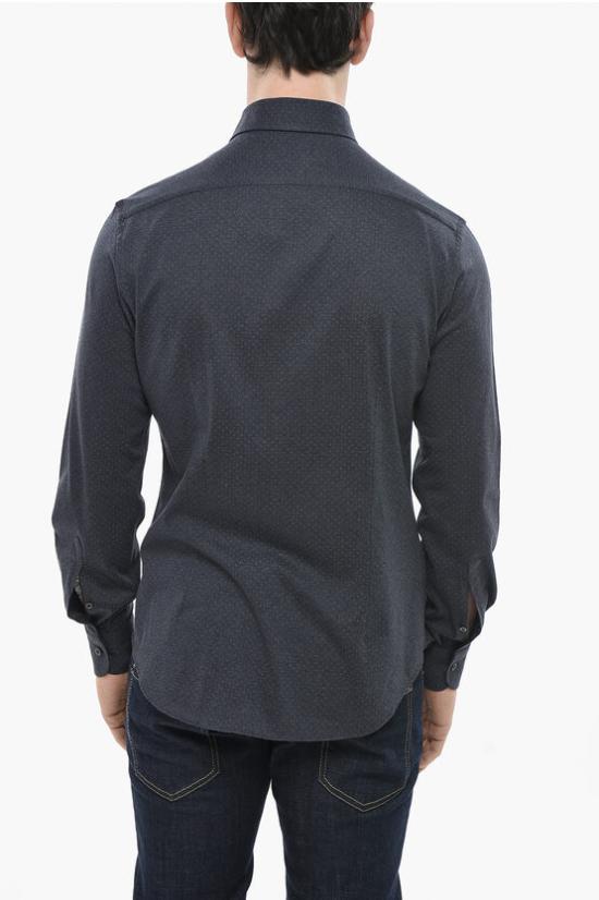  꼬르넬리아니 긴팔 셔츠 84P174 9811206 001 Blue - CORNELIANI