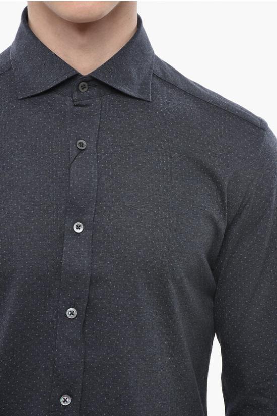  꼬르넬리아니 긴팔 셔츠 84P174 9811206 001 Blue - CORNELIANI