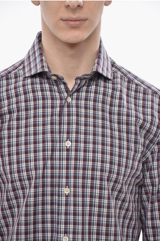  꼬르넬리아니 긴팔 셔츠 84P122 9811549 040 Burgundy - CORNELIANI