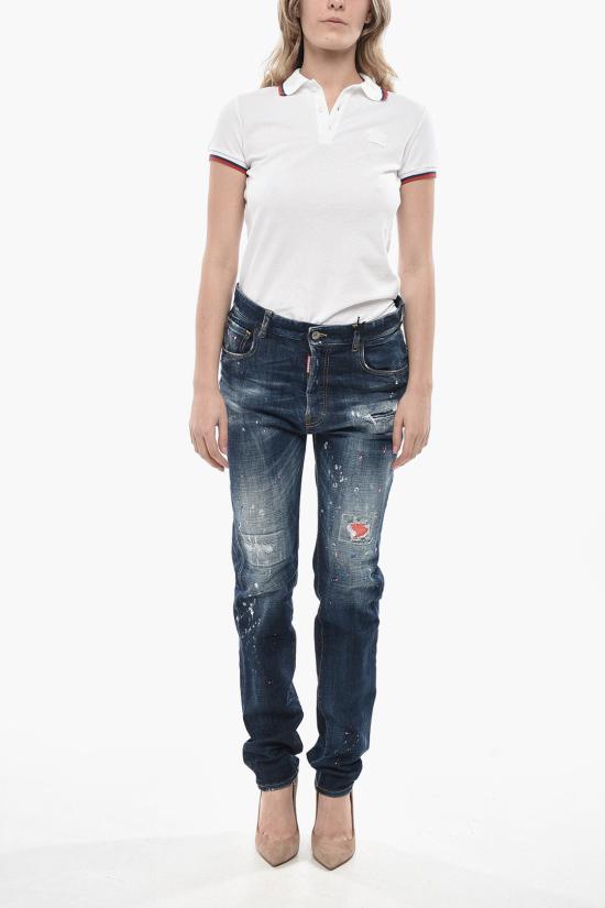  디스퀘어드2 데님 팬츠 S75LB0890 S30664 470 Blue - DSQUARED2