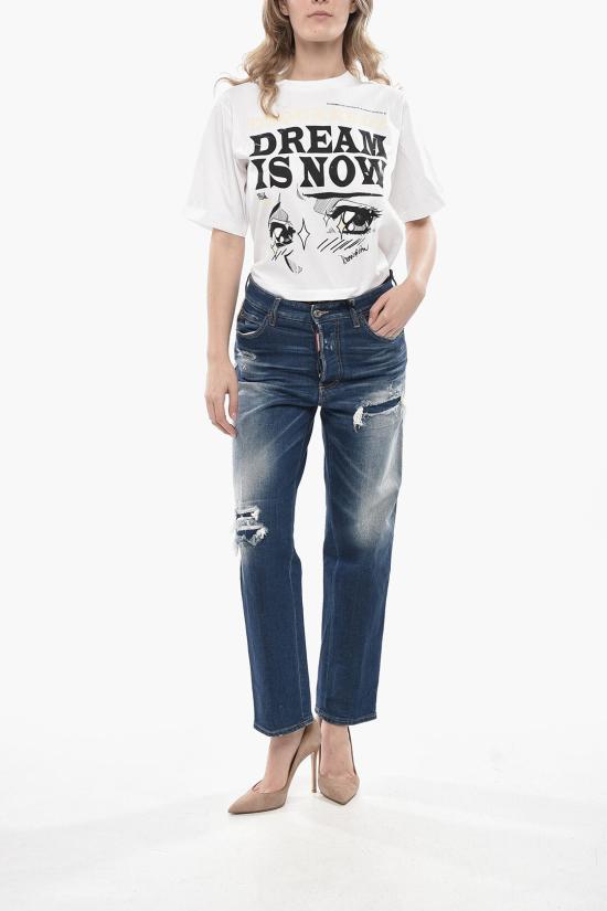 디스퀘어드2 데님 팬츠 S75LB0897 S30663 470 Blue - DSQUARED2