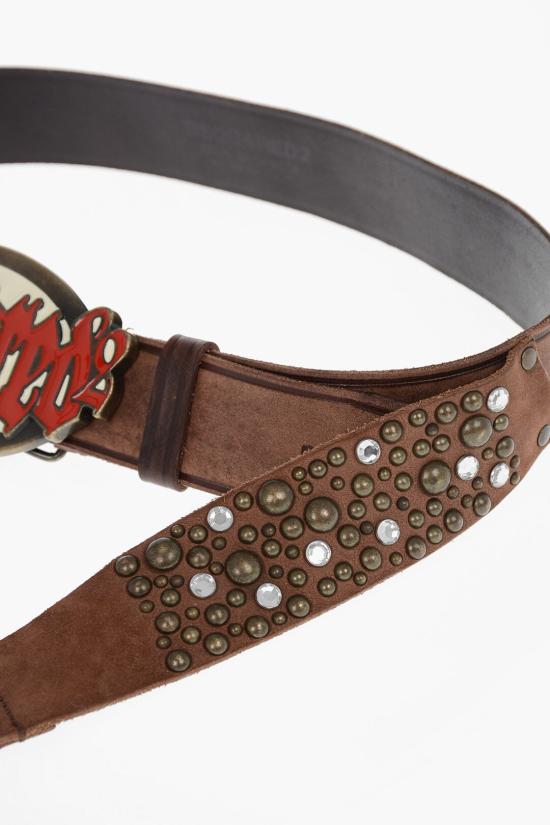  디스퀘어드2 가죽 벨트 BEM0551 12900001 M1287 Brown - DSQUARED2