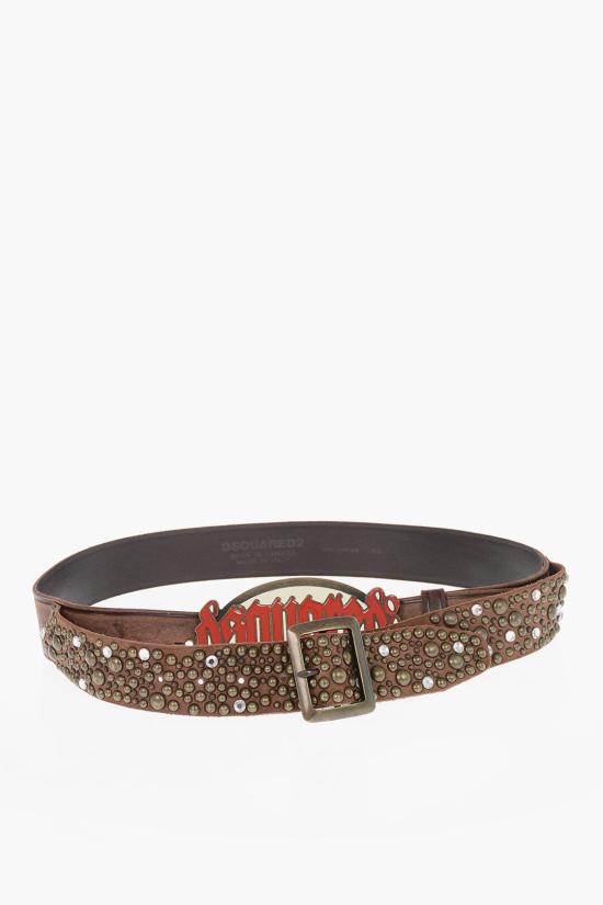  디스퀘어드2 가죽 벨트 BEM0551 12900001 M1287 Brown - DSQUARED2