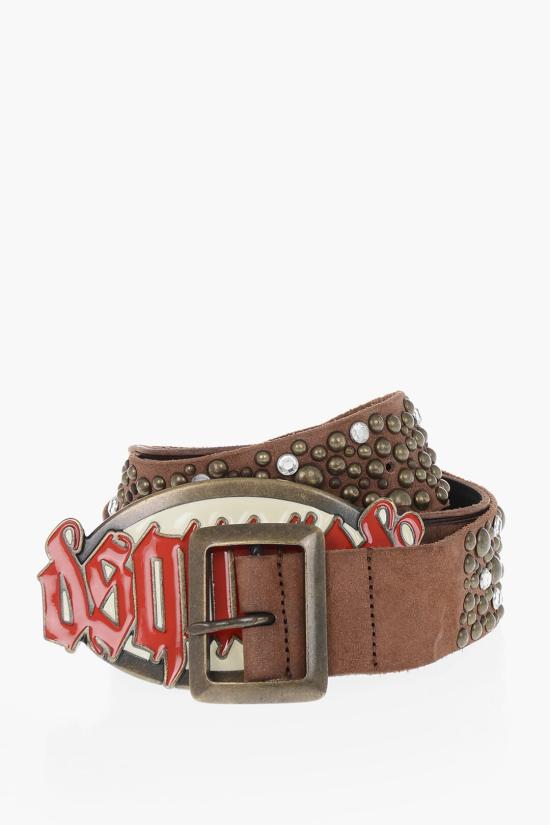  디스퀘어드2 가죽 벨트 BEM0551 12900001 M1287 Brown