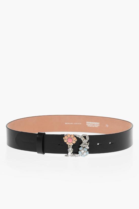  디스퀘어드2 레귤러 벨트 BEW0393 24900001 2124 Black - DSQUARED2