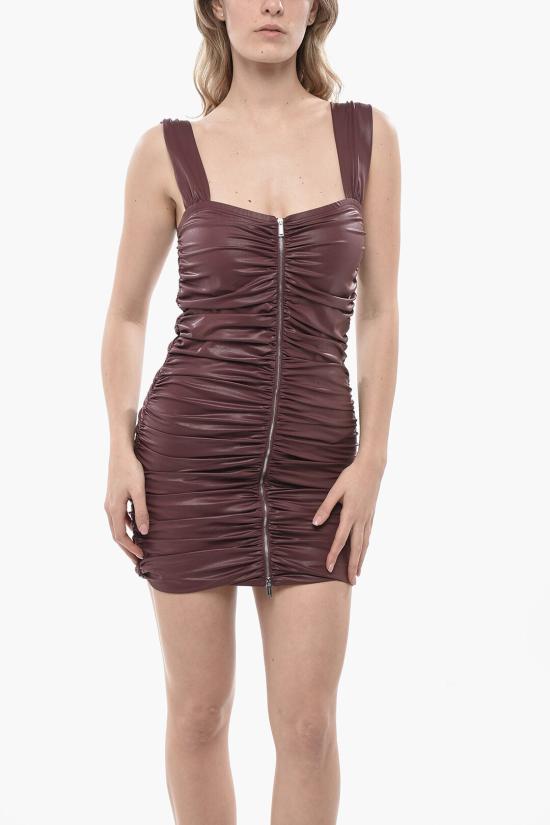  디스퀘어드2 숏 원피스 S75CV0755 S24671 211 Burgundy - DSQUARED2