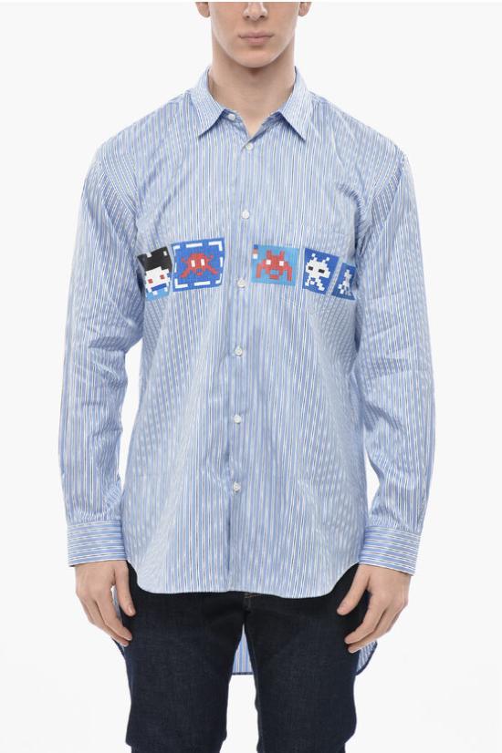  꼼데가르송 긴팔 셔츠 FJ B037 W22 1 Blue