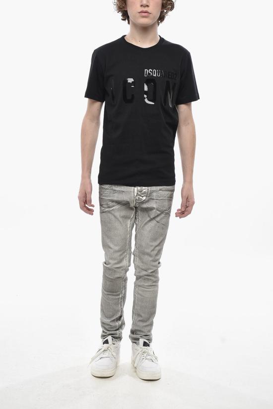  디스퀘어드2 반팔 티셔츠 S79GC0036 S23009 994 Black - DSQUARED2