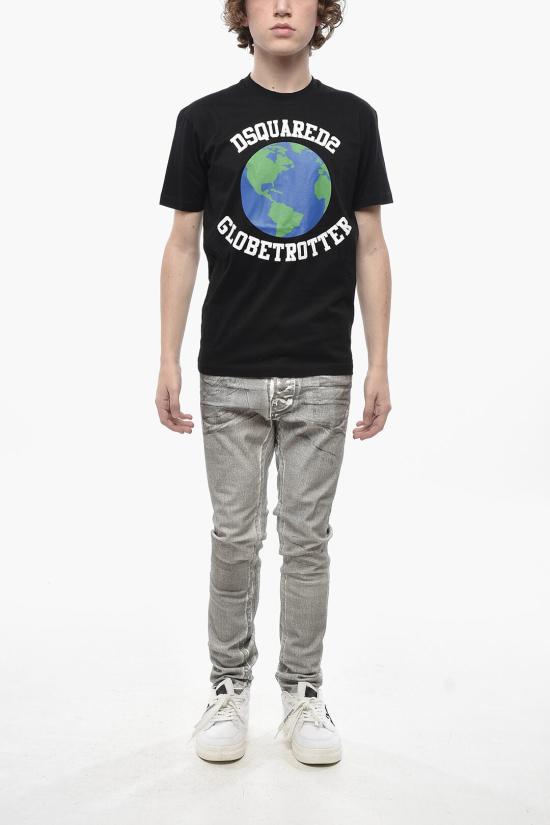  디스퀘어드2 반팔 티셔츠 S74GD1030 S23009 900 Black - DSQUARED2