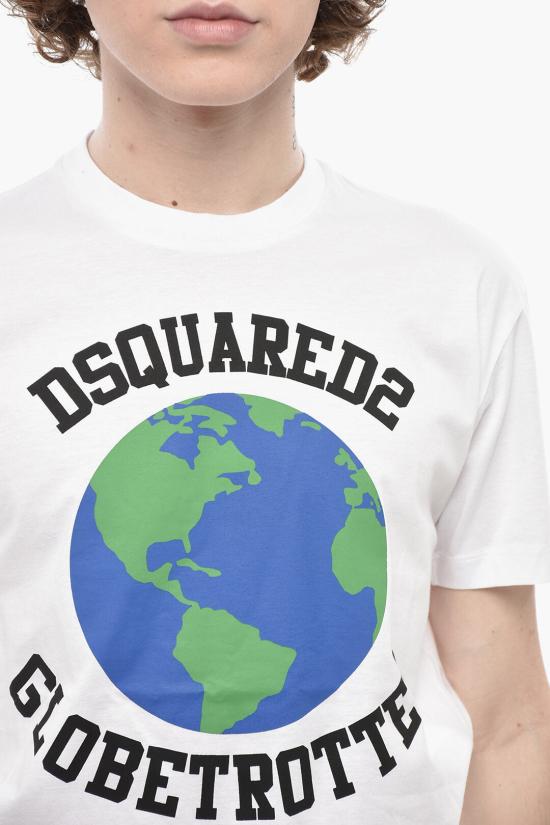  디스퀘어드2 반팔 티셔츠 S74GD1030 S23009 100 White - DSQUARED2