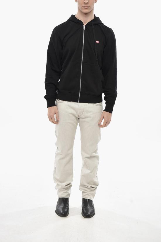  디젤 후드 티셔츠 A14833 0HAYT 9XX Black - DIESEL
