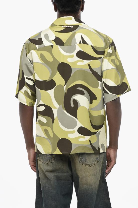  마르니 긴팔 셔츠 CUMU0213OU UTV880 CAV15 Green - MARNI