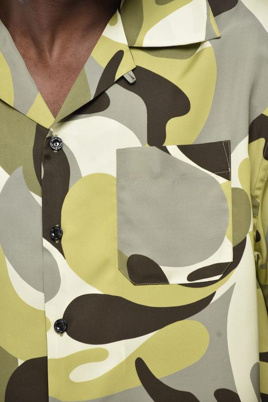  마르니 긴팔 셔츠 CUMU0213OU UTV880 CAV15 Green - MARNI
